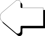 Free Stock Photo: Illustration of a left 3d arrow