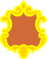 Free Stock Photo: Illustration of a blank ornate frame