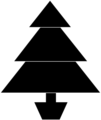 Free Stock Photo: Illustration of a Christmas tree