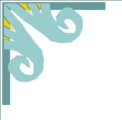 Free Stock Photo: Illustration of an upper left frame corner