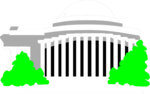 Free Stock Photo: Illustration of the Jefferson Memorial in Washington, DC