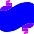 Free Stock Photo: Illustration of a blank blue banner