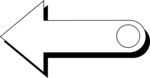 Free Stock Photo: Illustration of a left pointing arrow