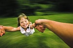 Free Stock Photo: Girl spinning in the air