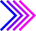 Free Stock Photo: Illustration of blue and purple right arrows