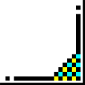 Free Stock Photo: Illustration of a lower right frame corner
