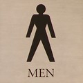 Free Stock Photo: Illustration of a mens restroom sign