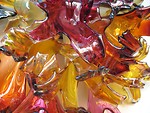 Free Stock Photo: Closeup of a glass sculpture.