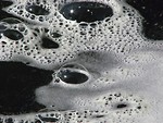 Free Stock Photo: Closeup of bubbles on water