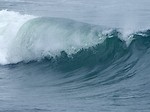 Free Stock Photo: Close up of an ocean wave crashing