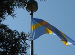 Free Stock Photo: Swedish flag in the wind