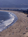 Free Stock Photo: A crowd of people on the beach