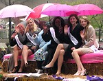 Free Stock Photo: Beauty pageant winners in the 2009 Atlanta Saint Patricks Day Parade