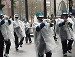 Free Stock Photo: A marching band in the 2009 Atlanta Saint Patricks Day Parade