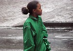 Free Stock Photo: A young girl in the 2009 Atlanta Saint Patricks Day Parade