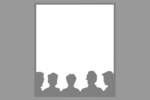 Free Stock Photo: Illustration of a blank frame with people silhouettes