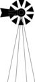 Free Stock Photo: Illustration of a windmill