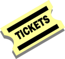 Free Stock Photo: Illustration of a yellow ticket