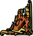 Free Stock Photo: Illustration of a lower right frame corner