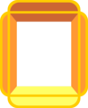 Free Stock Photo: Illustration of a blank 3d frame border