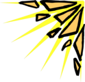 Free Stock Photo: Illustration of an upper right frame corner