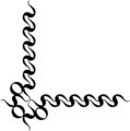 Free Stock Photo: Illustration of a lower left frame corner