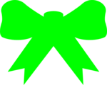 Free Stock Photo: Illustration of a green bow