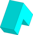 Free Stock Photo: Illustration of a 3d up arrow