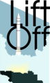 Free Stock Photo: Illustration of a rocket lifting off with text.