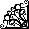 Free Stock Photo: Illustration of a lower right frame corner