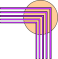 Free Stock Photo: Illustration of an upper right frame corner