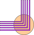 Free Stock Photo: Illustration of a lower right frame corner