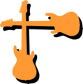 Free Stock Photo: Illustration of an upper left guitar frame corner