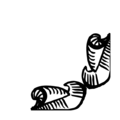 Free Stock Photo: Illustration of a lower right frame corner