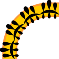 Free Stock Photo: Illustration of a curved upper left frame corner