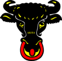 Free Stock Photo: Illustration of a black bull head