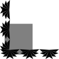 Free Stock Photo: Illustration of a lower left frame corner