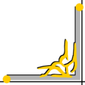 Free Stock Photo: Illustration of a lower right frame corner