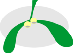 Free Stock Photo: Illustration of mistletoe
