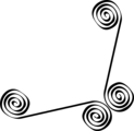 Free Stock Photo: Illustration of a lower right frame corner