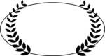 Free Stock Photo: Illustration of a blank frame with a wreath
