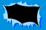 Free Stock Photo: Illustration of a torn blue background