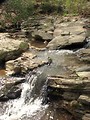 Free Stock Photo: A small waterfall on some rocks