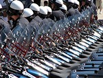Free Stock Photo: Police officers on motorcycles