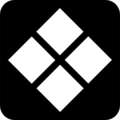Free Stock Photo: Illustration of a white diamond shape