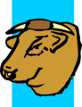 Free Stock Photo: Illustration of a bull head