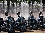 Free Stock Photo: Police motorcycles