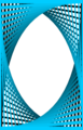 Free Stock Photo: Illustration of a blue spiral blank border design