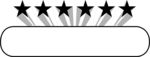 Free Stock Photo: Illustration of a blank frame border with stars