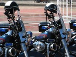 Free Stock Photo: Police motorcycles
